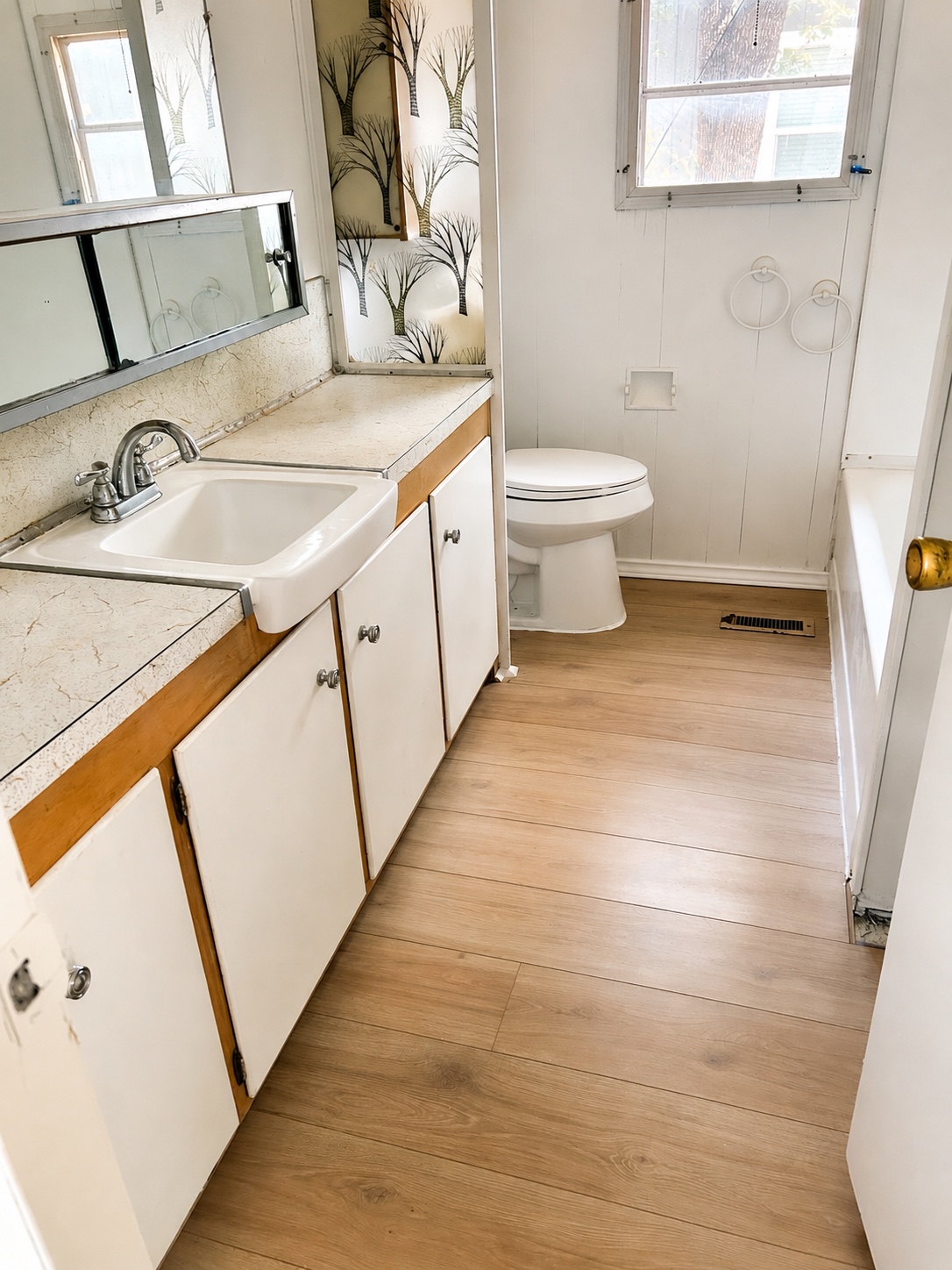 Bathroom vanity and toilet thumbnail